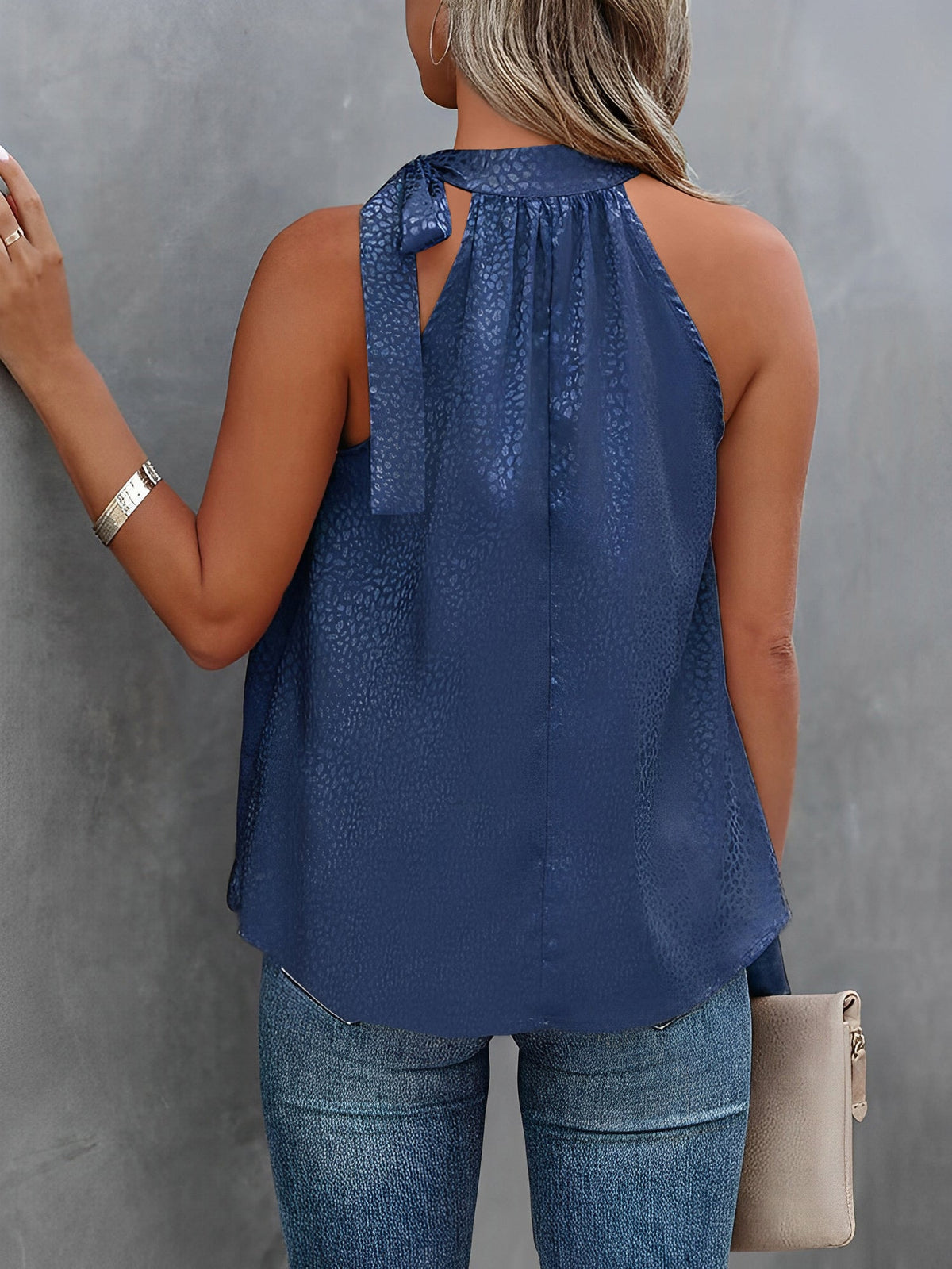 Leopard Sleeveless Casual Top