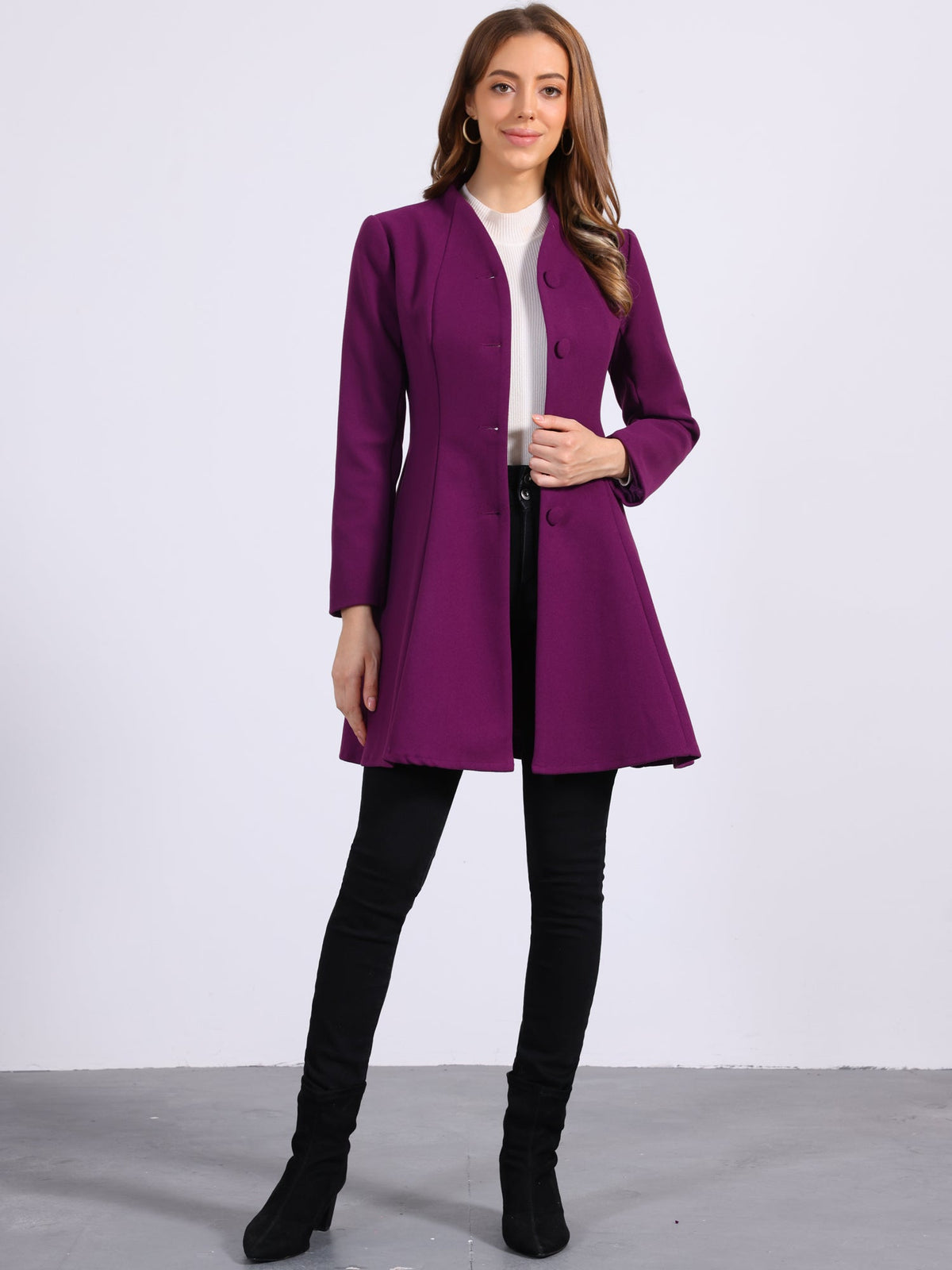 Tencel Soft Silhouette Overcoat