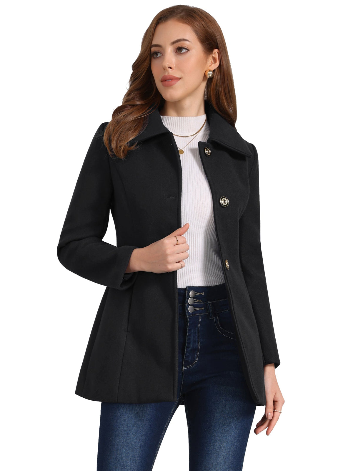 Bowtie Back A-Line Coat
