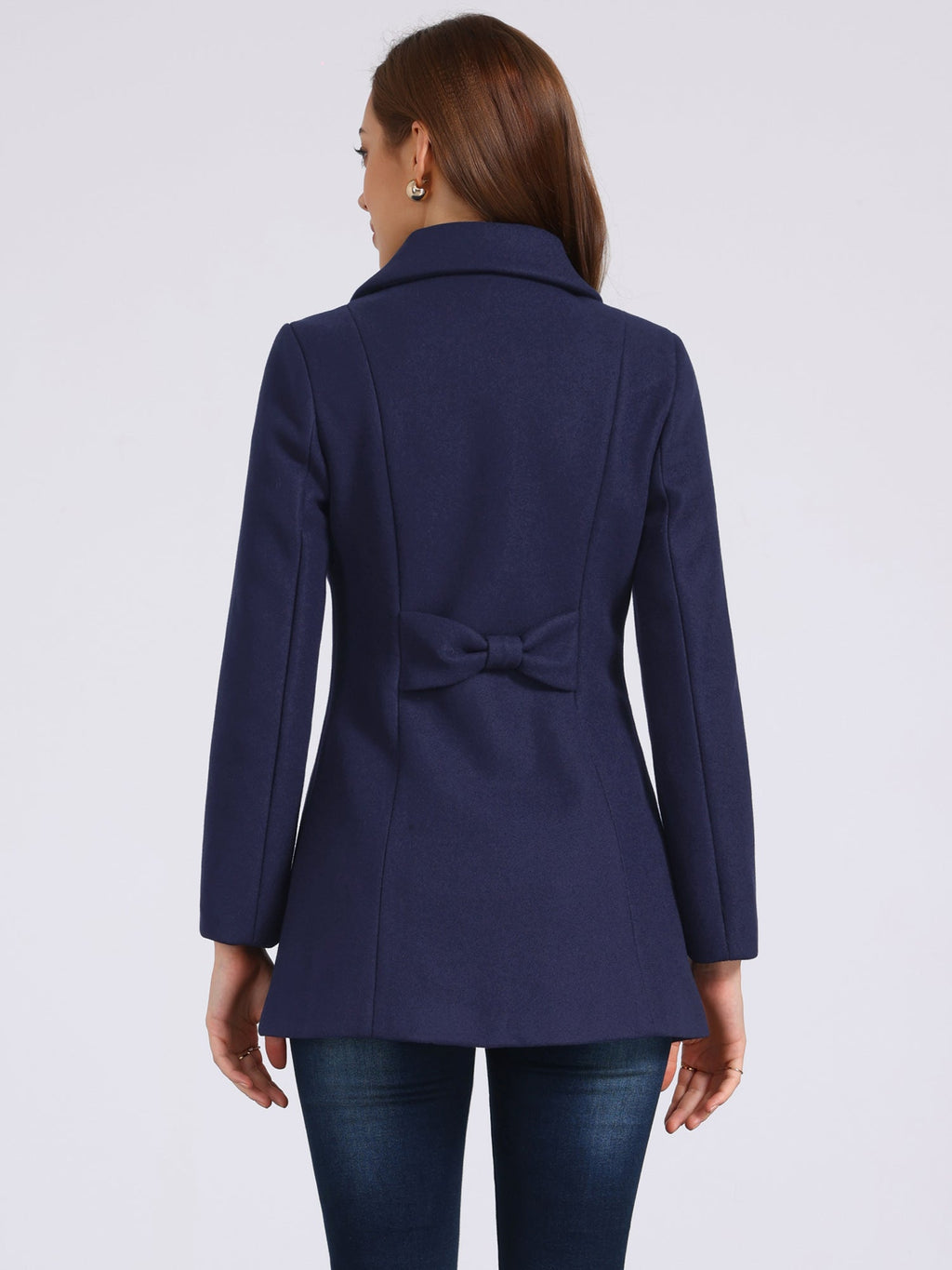 Bowtie Back A-Line Coat