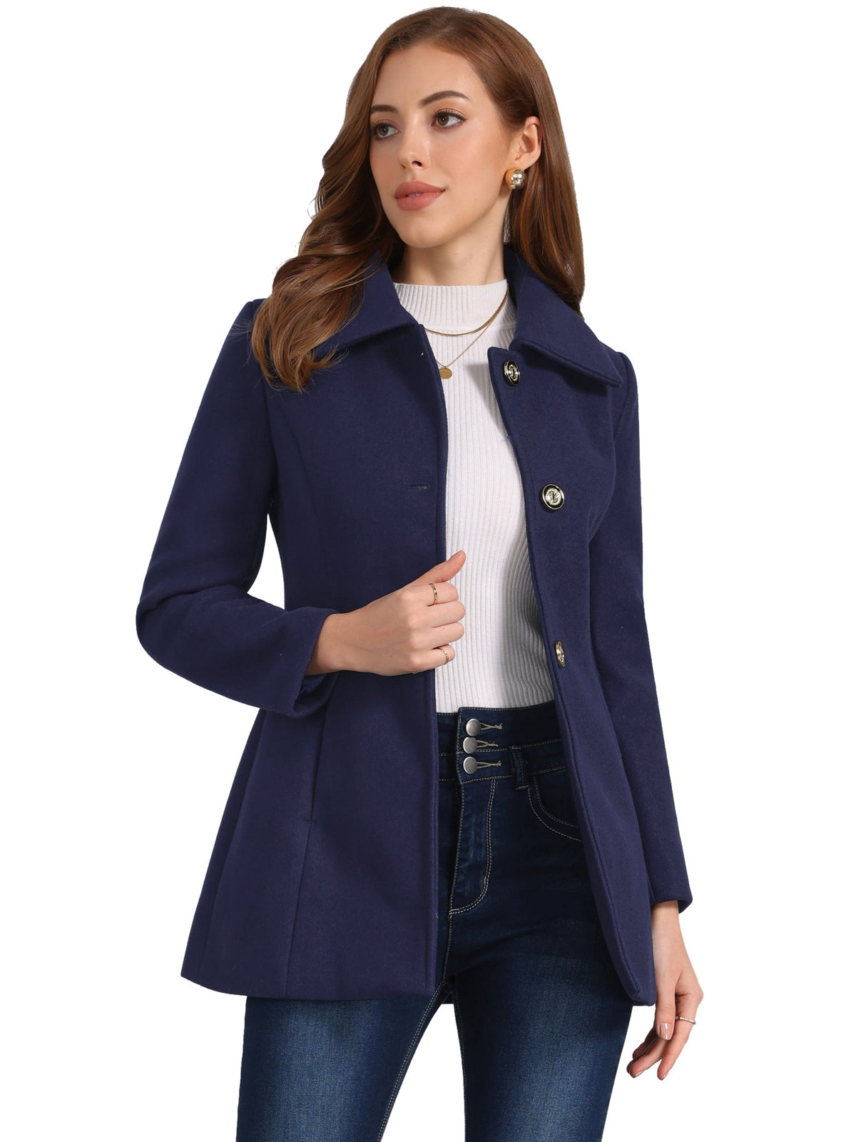 Bowtie Back A-Line Coat