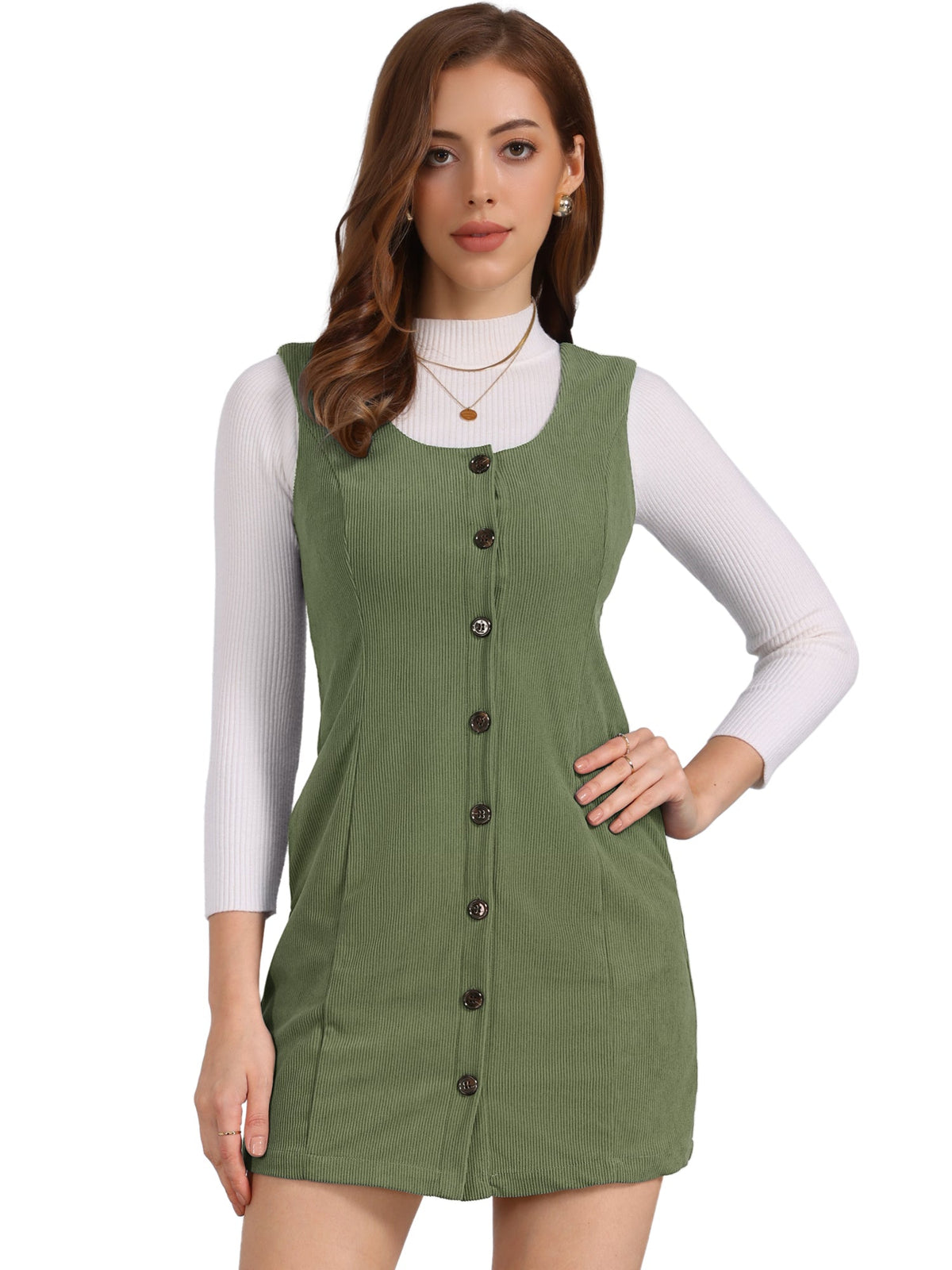 Scoop Neck Sleeveless Dress
