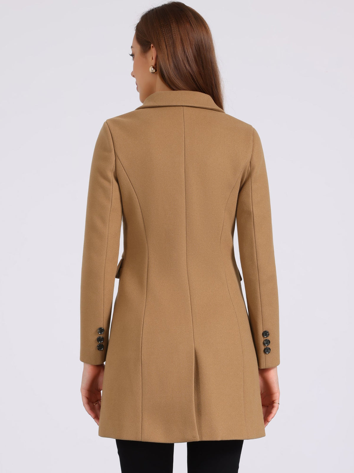 Double-Breasted Lined Overcoat