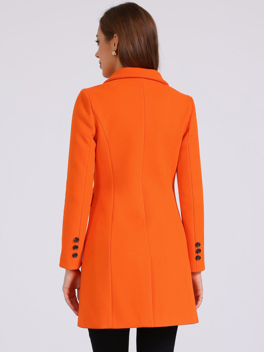 Double-Breasted Lined Overcoat