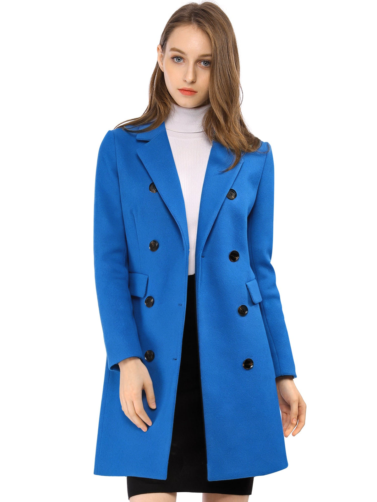 Double-Breasted Lined Overcoat