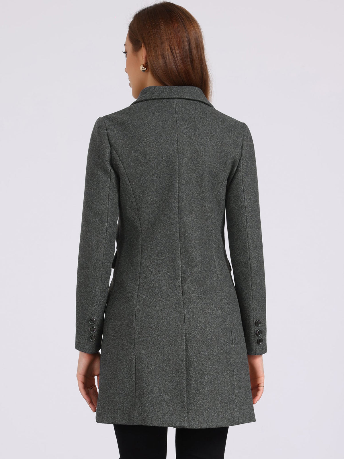 Double-Breasted Lined Overcoat