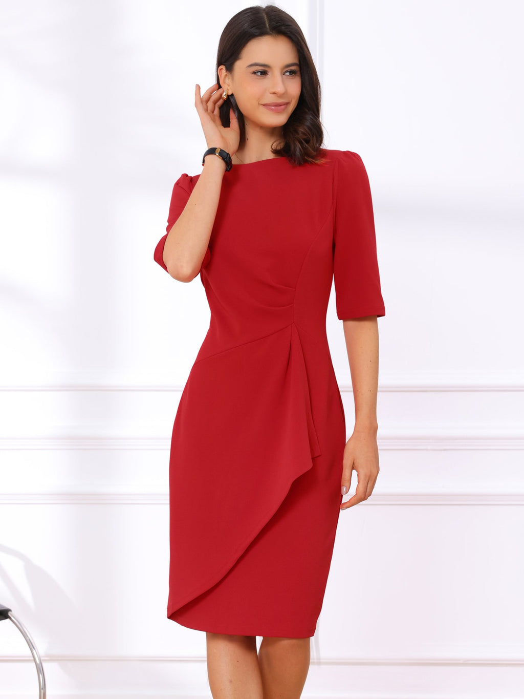 Stretch Office Sheath Dress