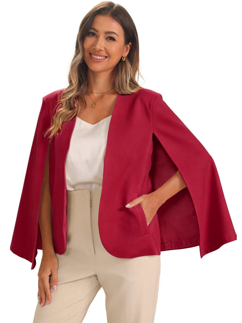 Commute-Stretch Long-Sleeve Blazer
