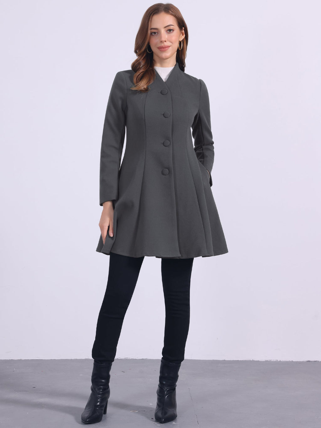 Tencel Soft Silhouette Overcoat