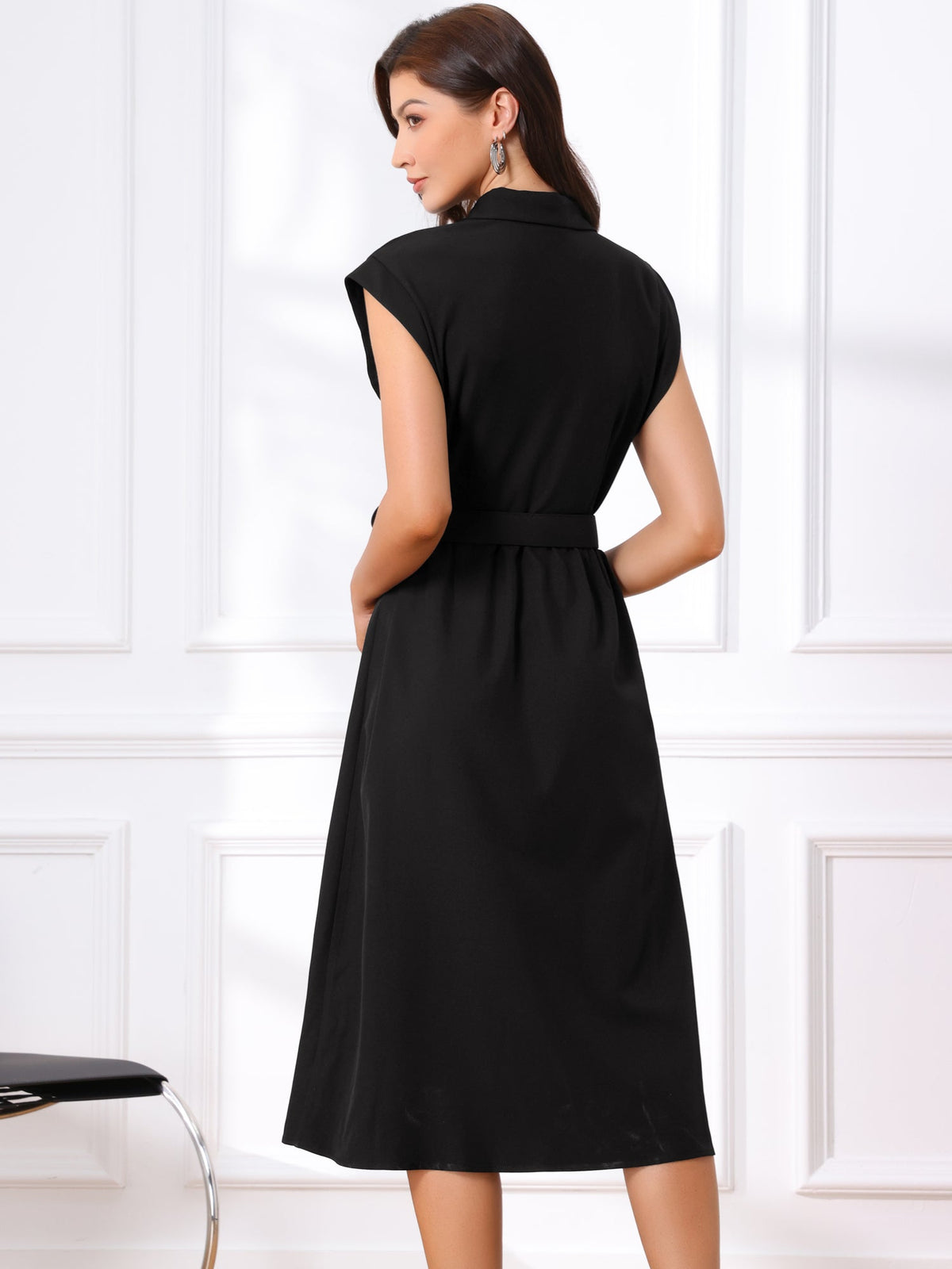Lightweight Summer Short-Sleeve Dress