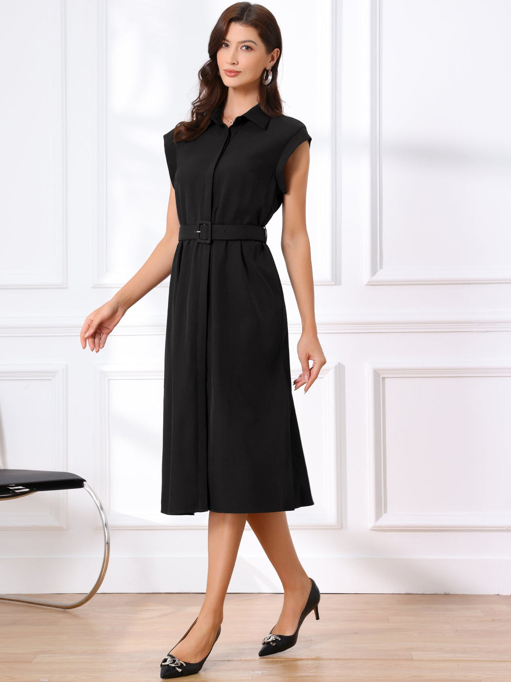 Lightweight Summer Short-Sleeve Dress