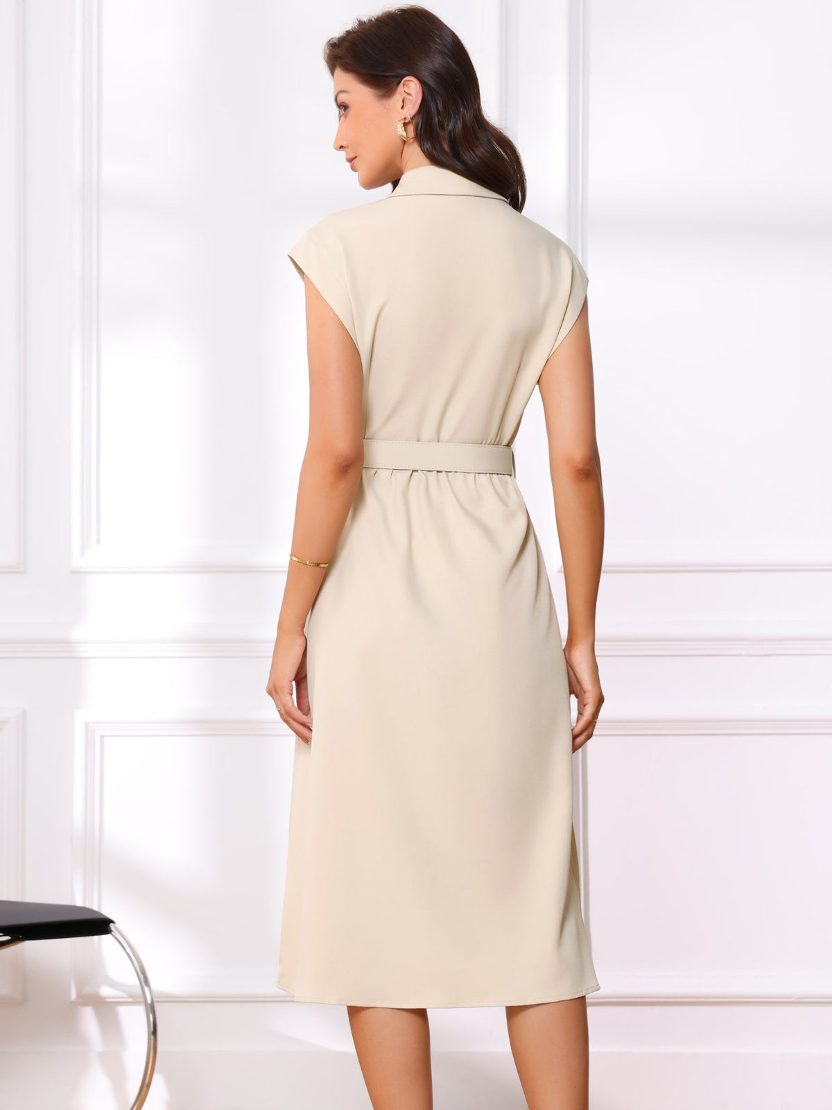 Lightweight Summer Short-Sleeve Dress
