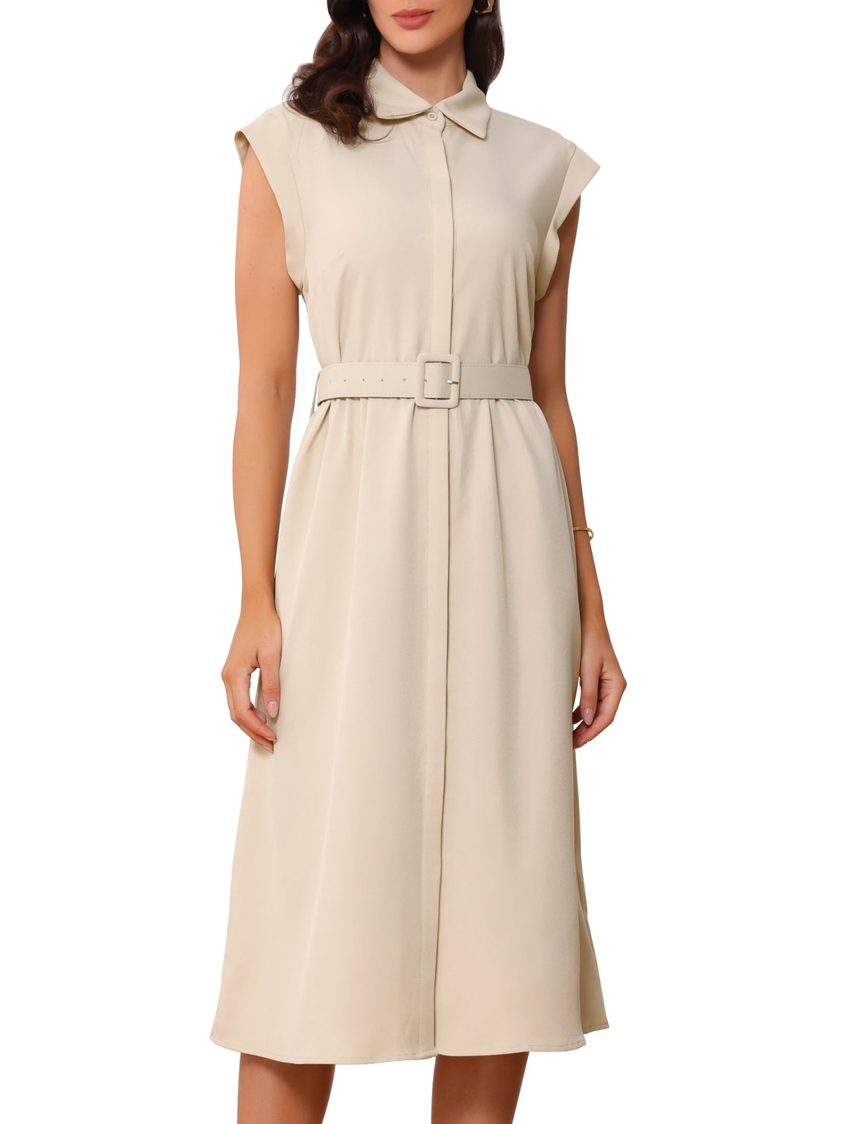Lightweight Summer Short-Sleeve Dress