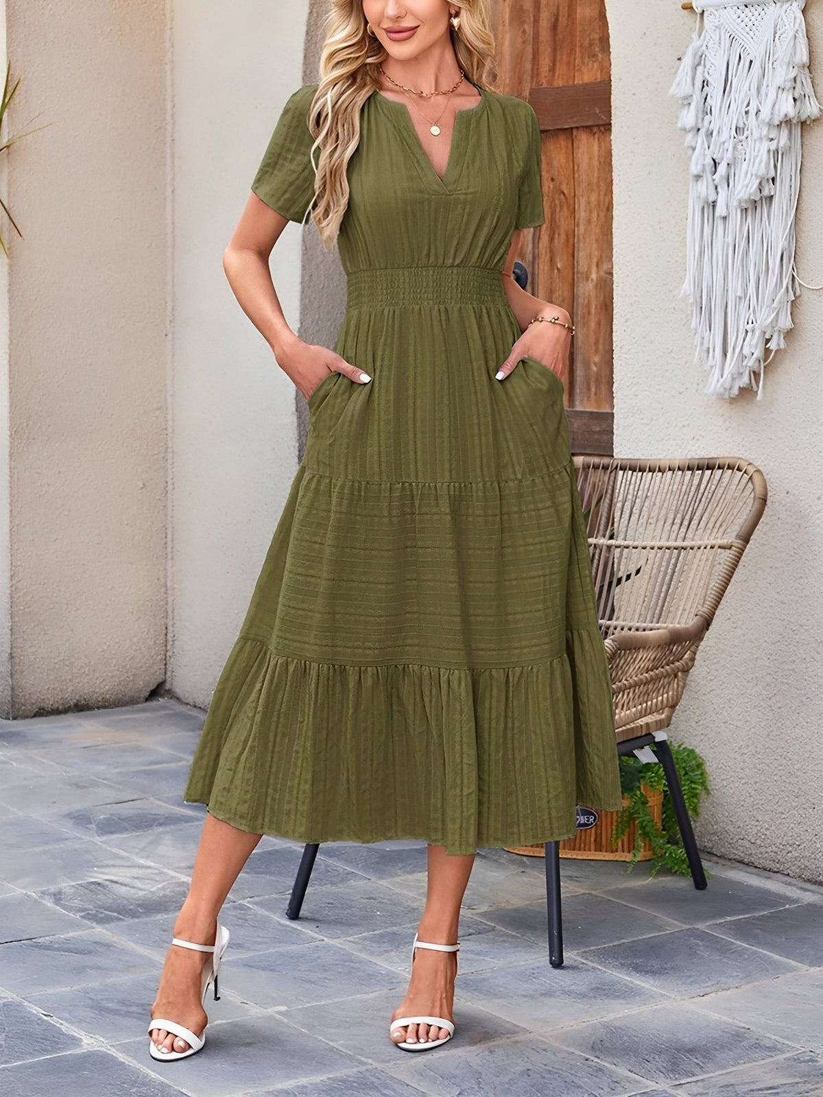 Cotton Shell Polyester Lined Dress