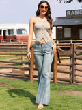 Glossy Summer Sleeveless Top