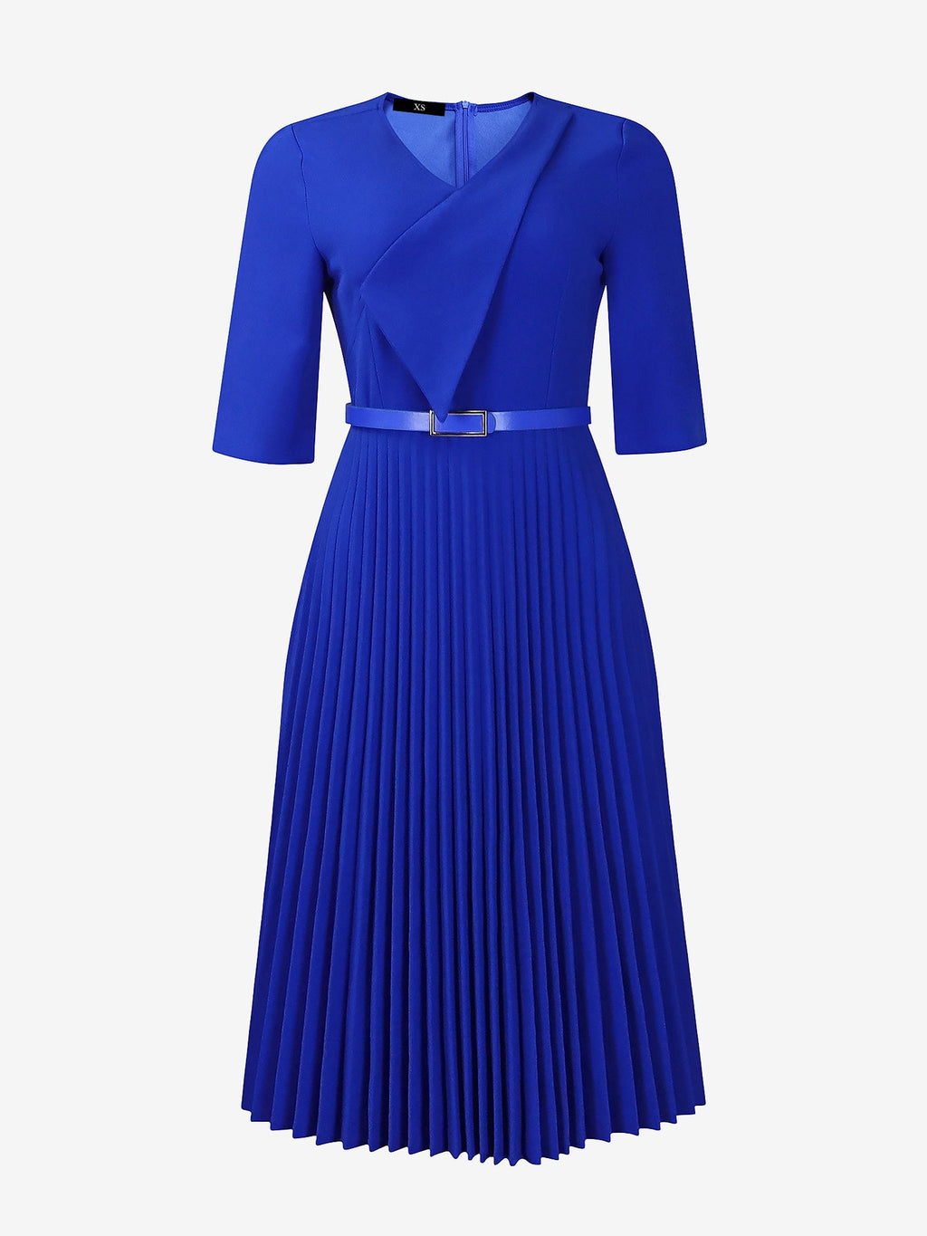 Drape-Fall Commute Dress