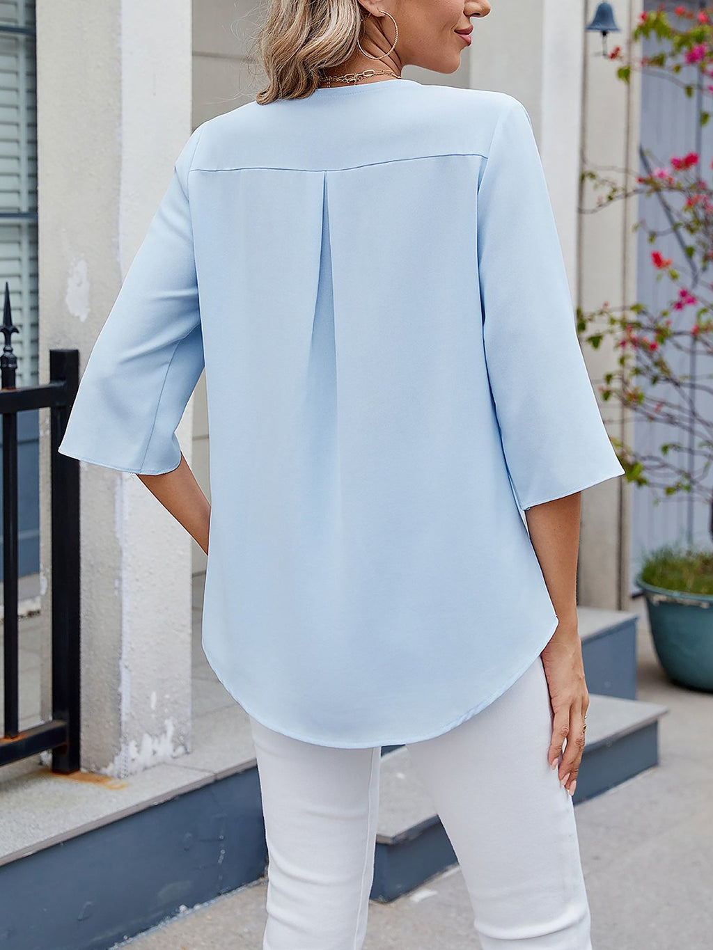 Lightweight Cap-Sleeve Top