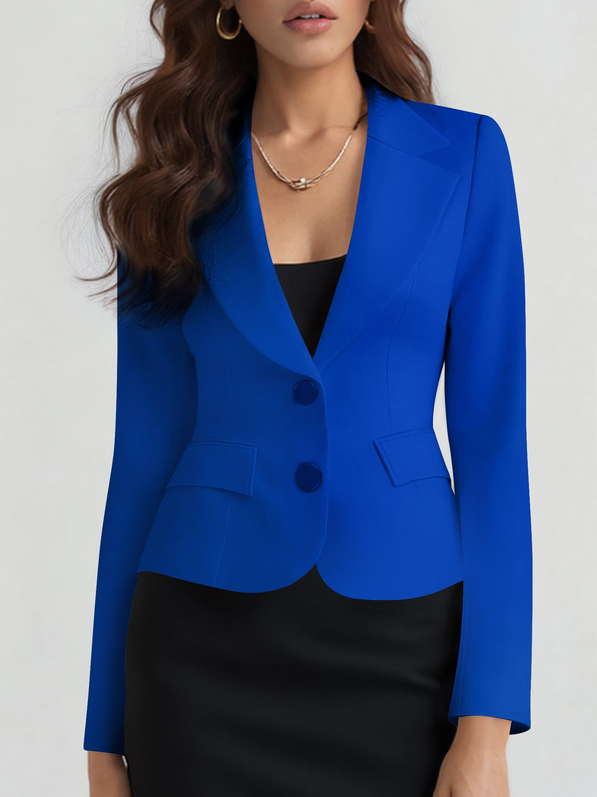 Relaxed Crop Blazer