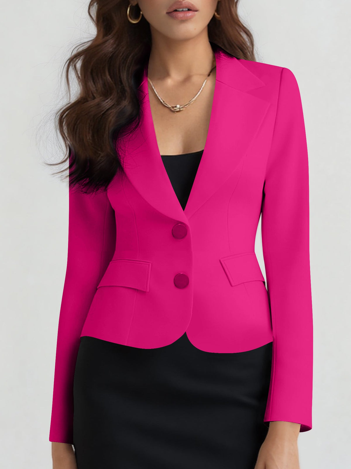 Relaxed Crop Blazer