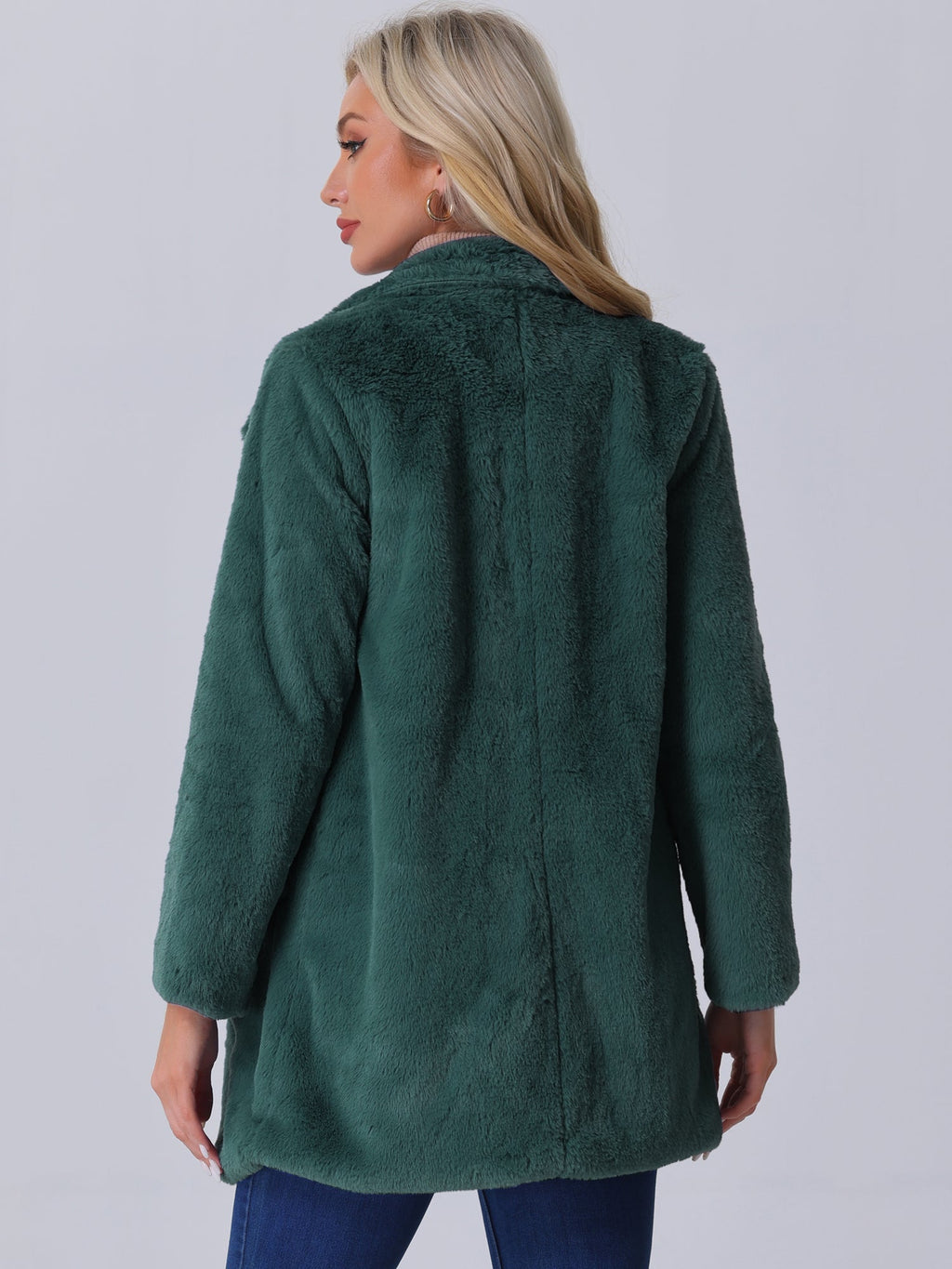 Cloud Wrap Faux Fur Coat