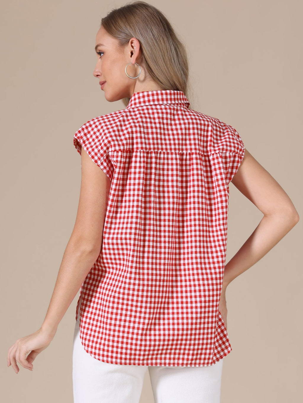 Vintage Plaid Feminine Shirt