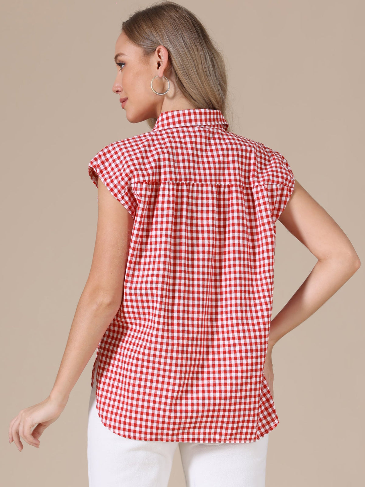 Vintage Plaid Feminine Shirt