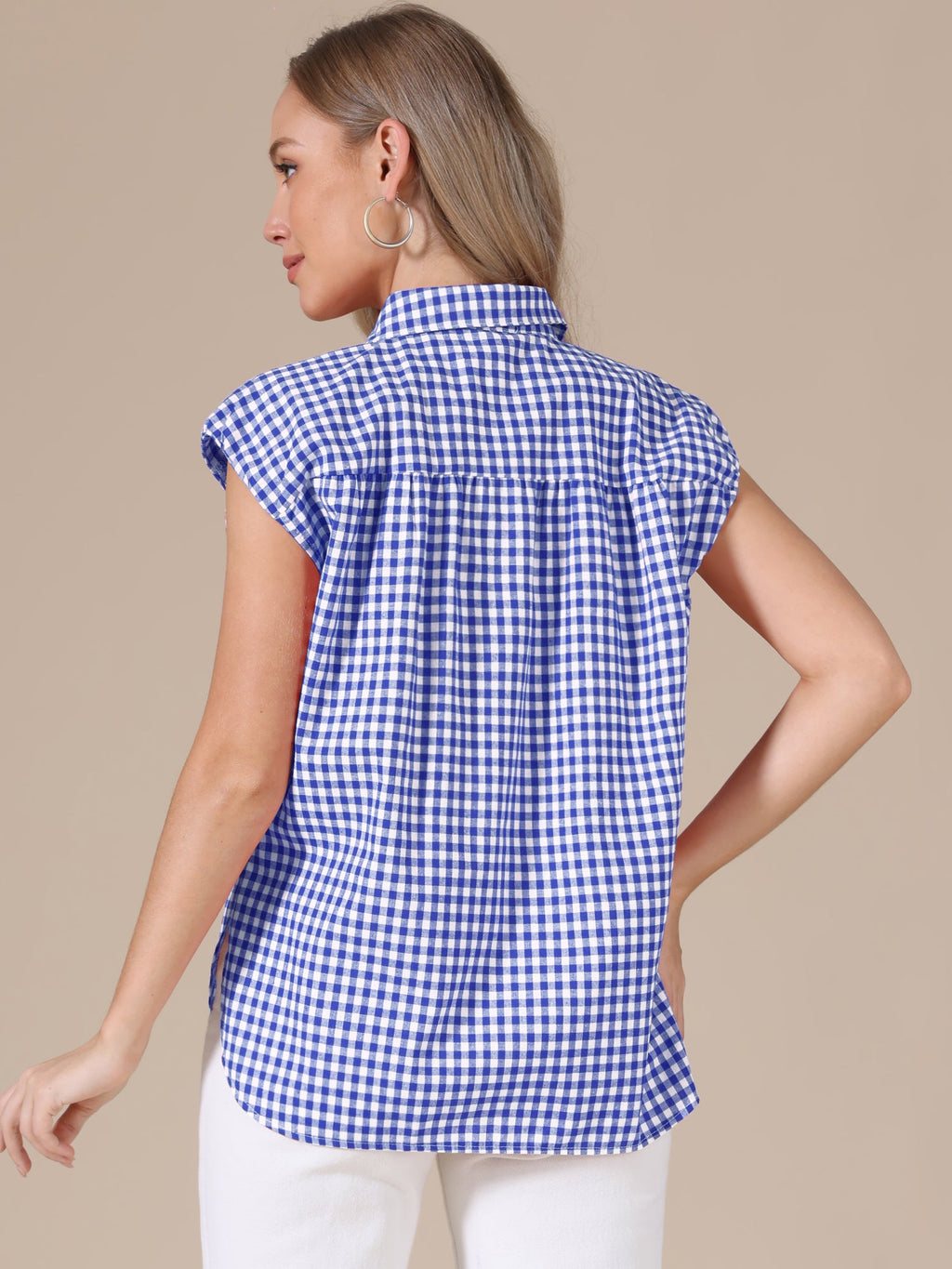 Vintage Plaid Feminine Shirt