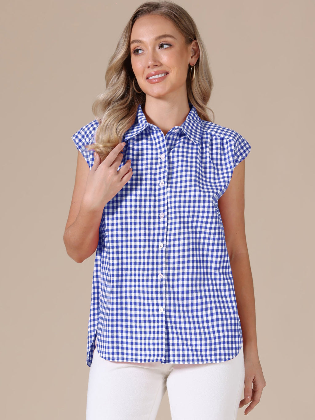 Vintage Plaid Feminine Shirt