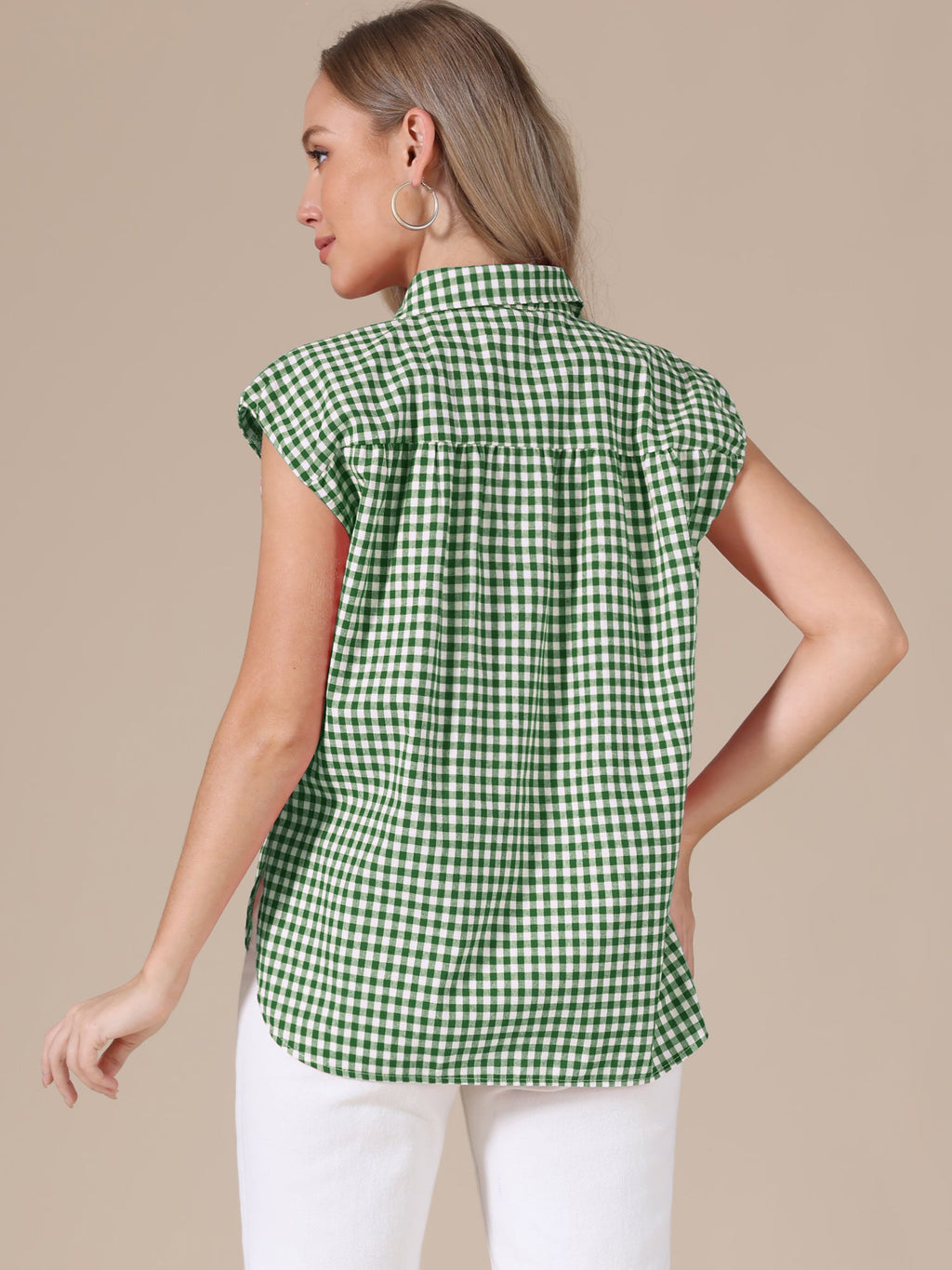 Vintage Plaid Feminine Shirt