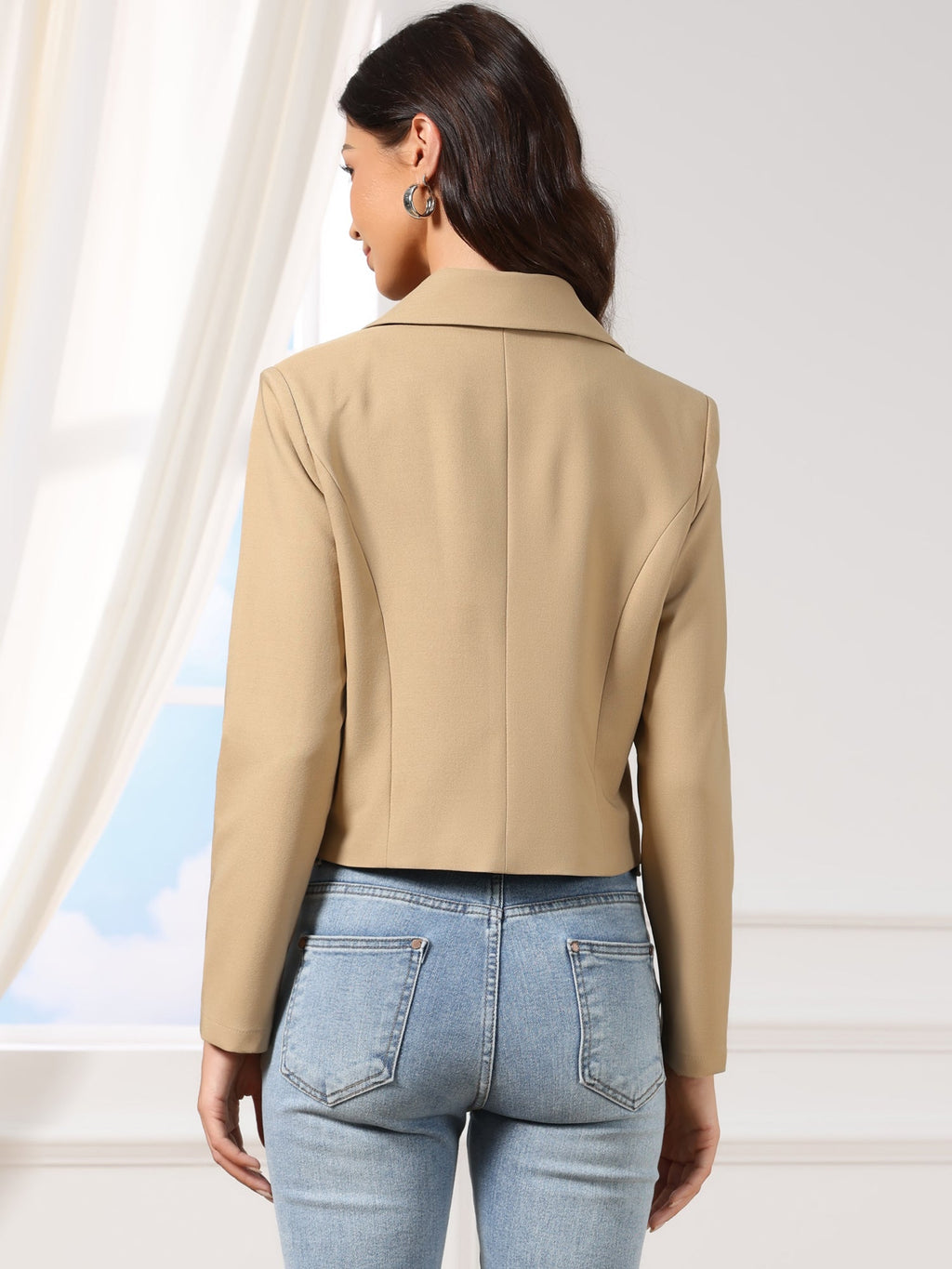 Workwear Stretch Long-Sleeve Blazer