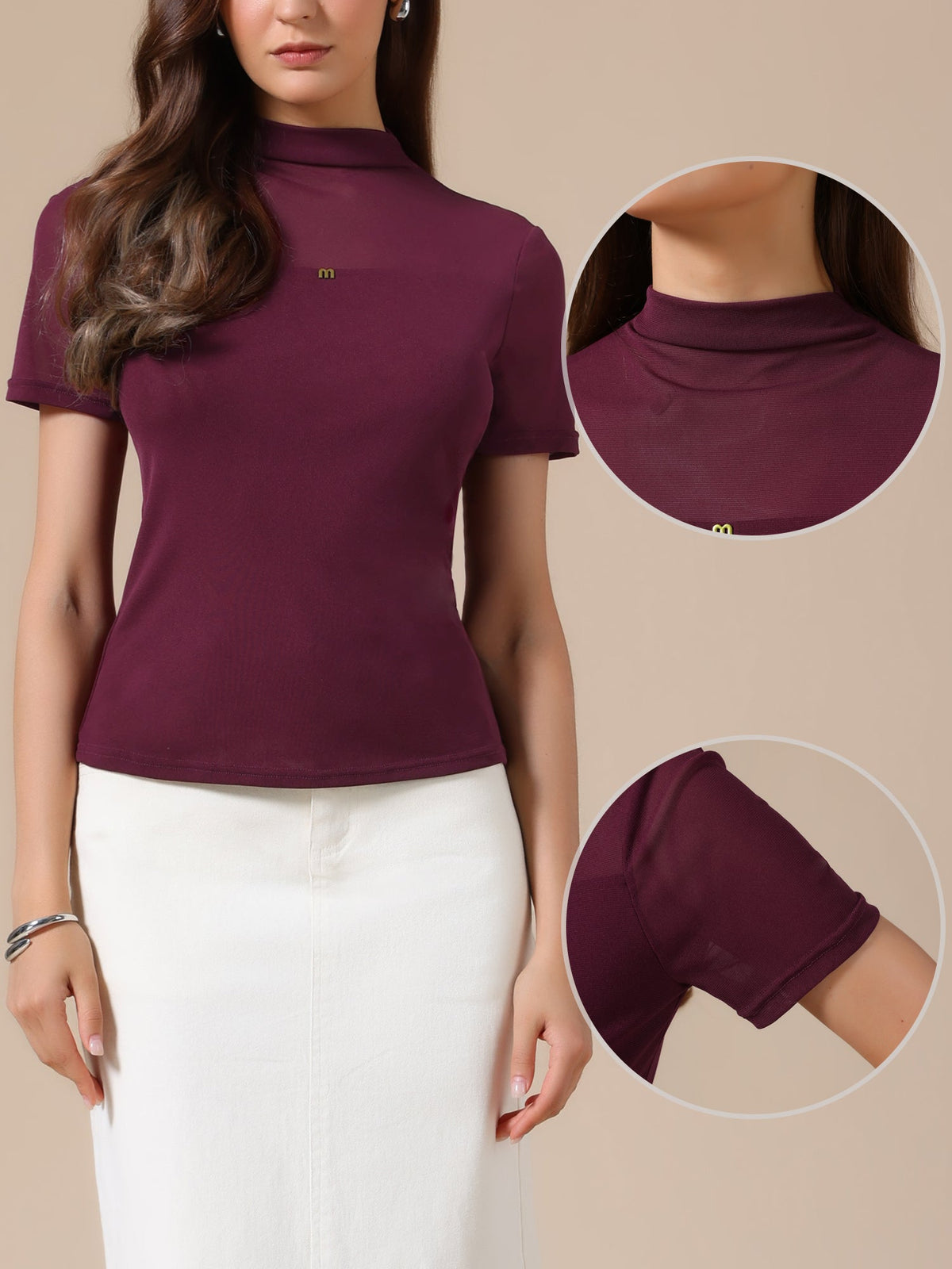 Summer Lightweight Mock Top