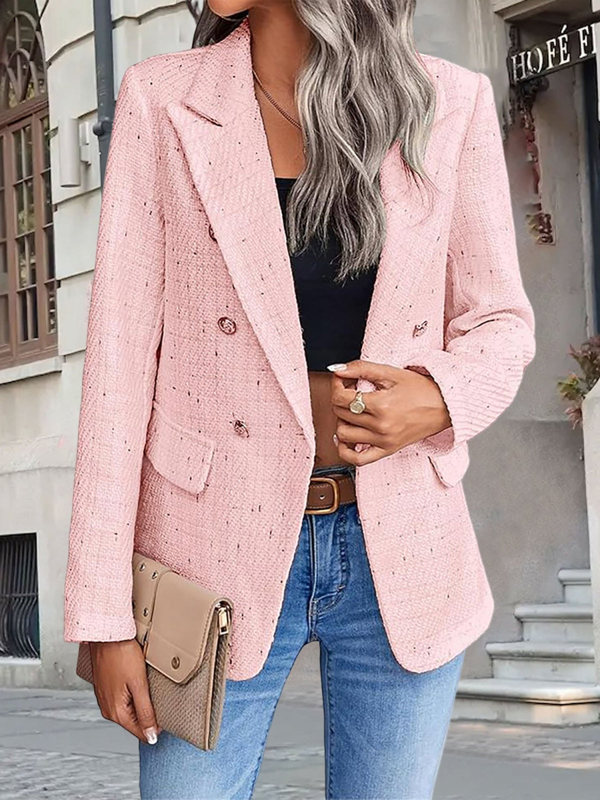 Classic Tweed Work Blazer
