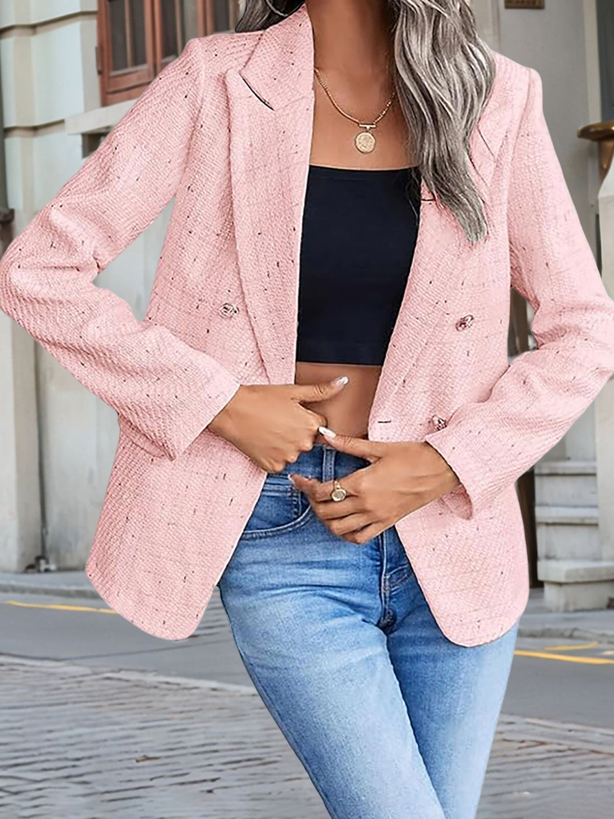 Classic Tweed Work Blazer