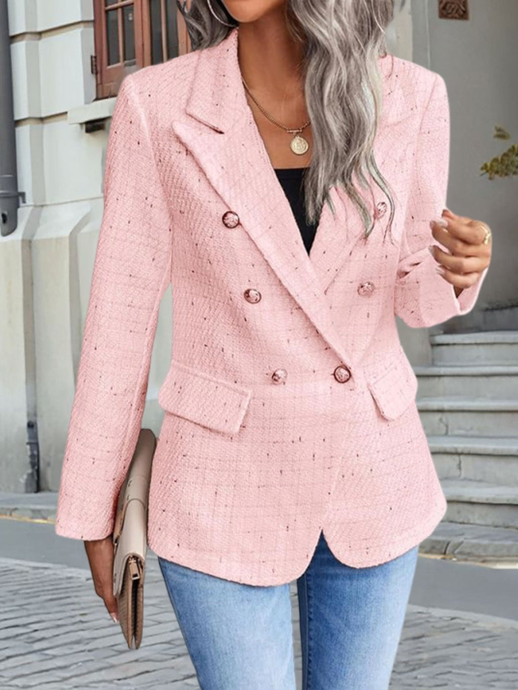 Classic Tweed Work Blazer