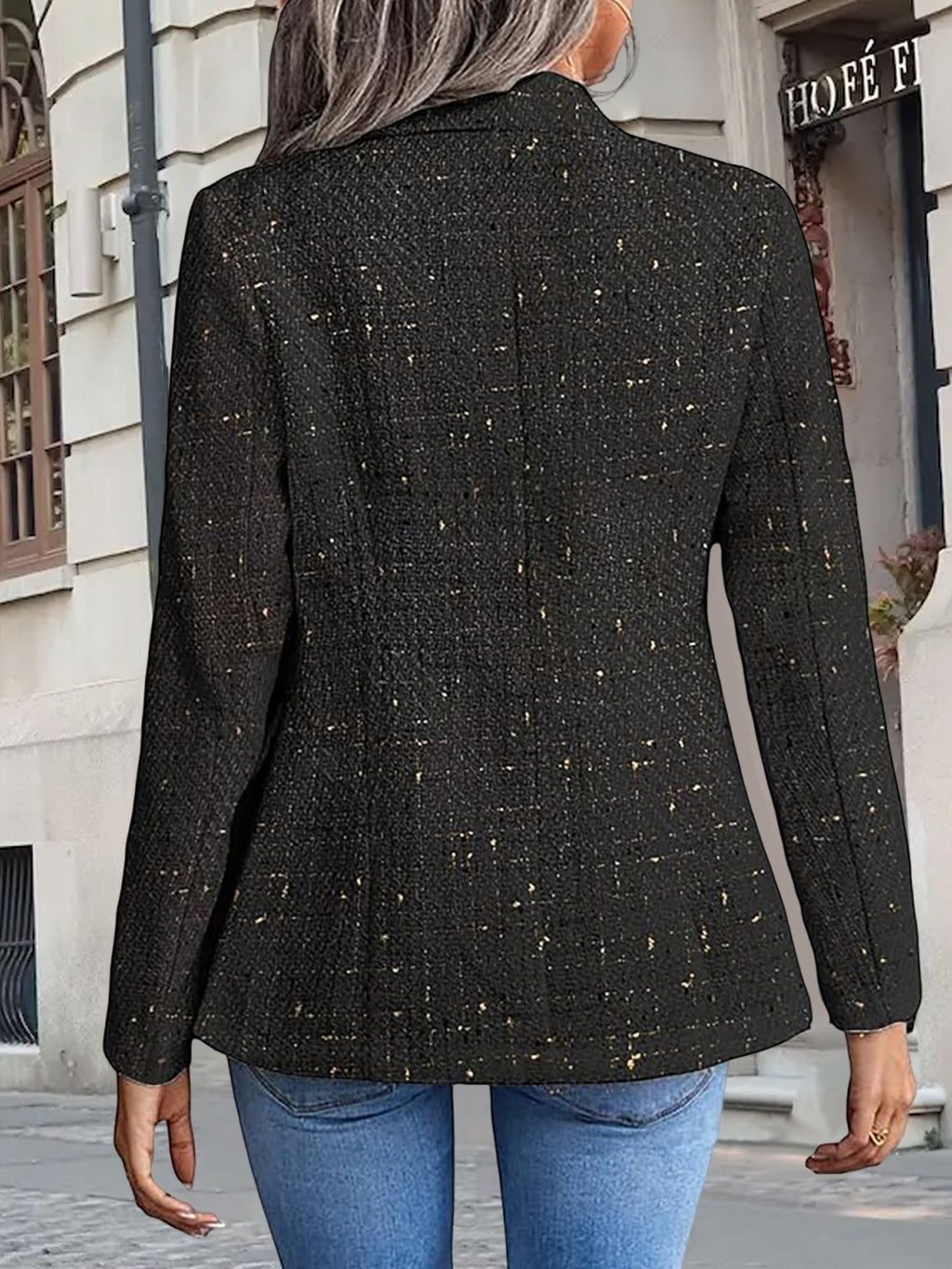 Classic Tweed Work Blazer