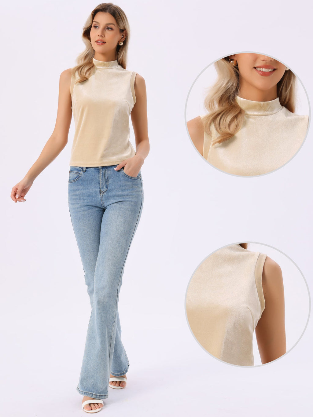 Stretch Casual Crew Tank