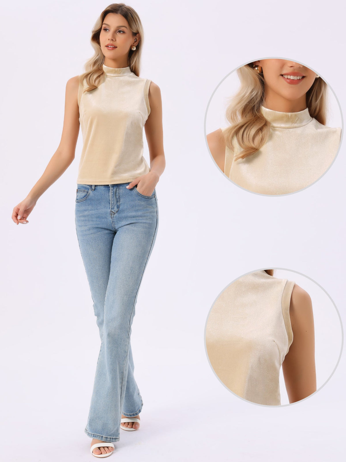 Stretch Casual Crew Tank