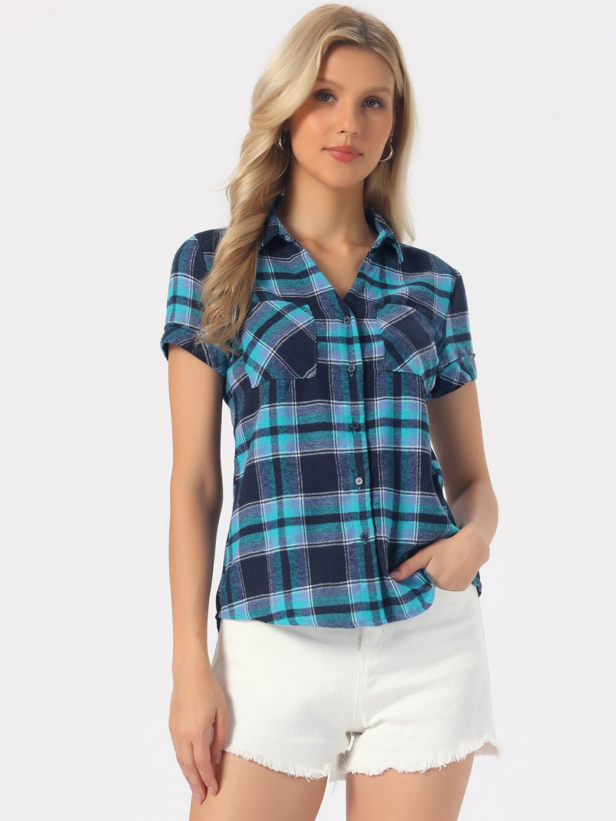 Lightweight Flannel Short Sleeve