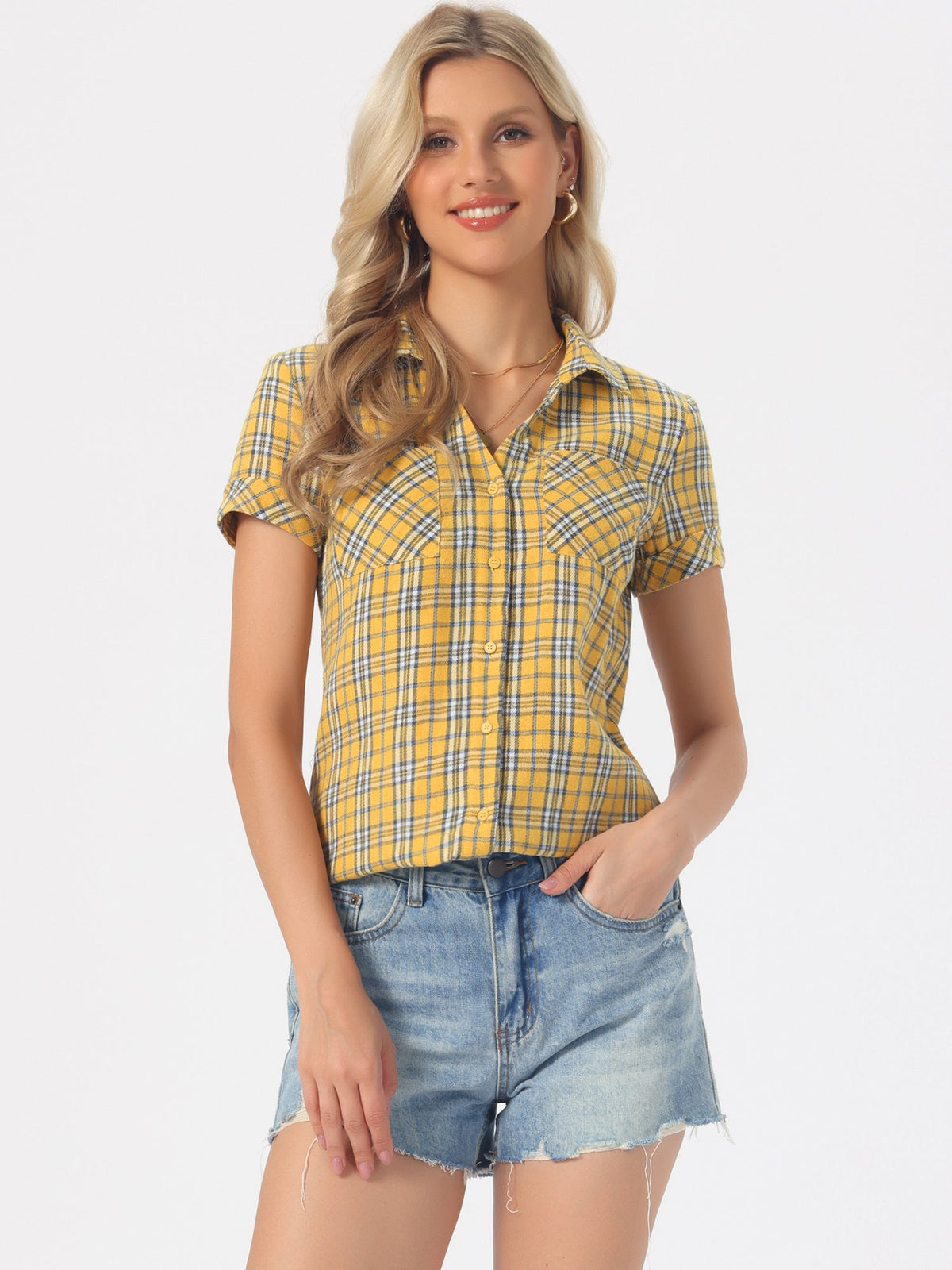 Lightweight Flannel Short Sleeve