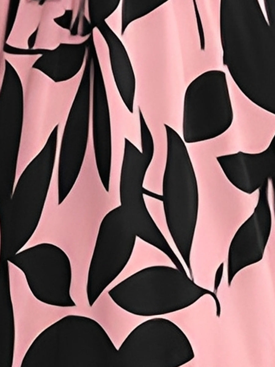 Summer Print Leopard Dress