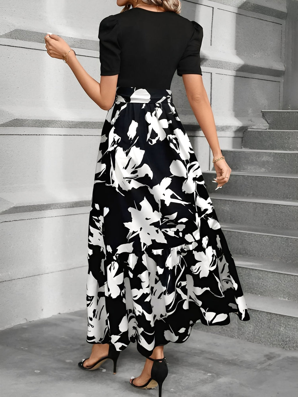 Summer Print Leopard Dress
