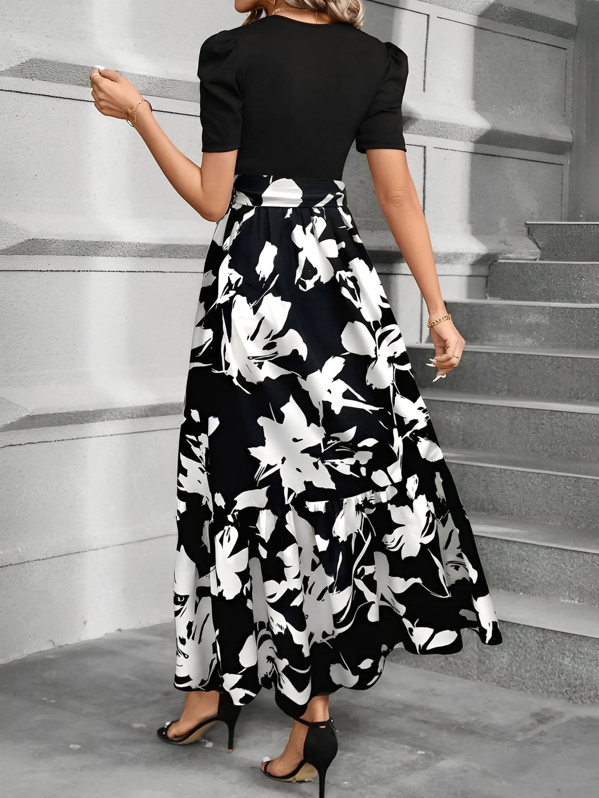 Summer Print Leopard Dress
