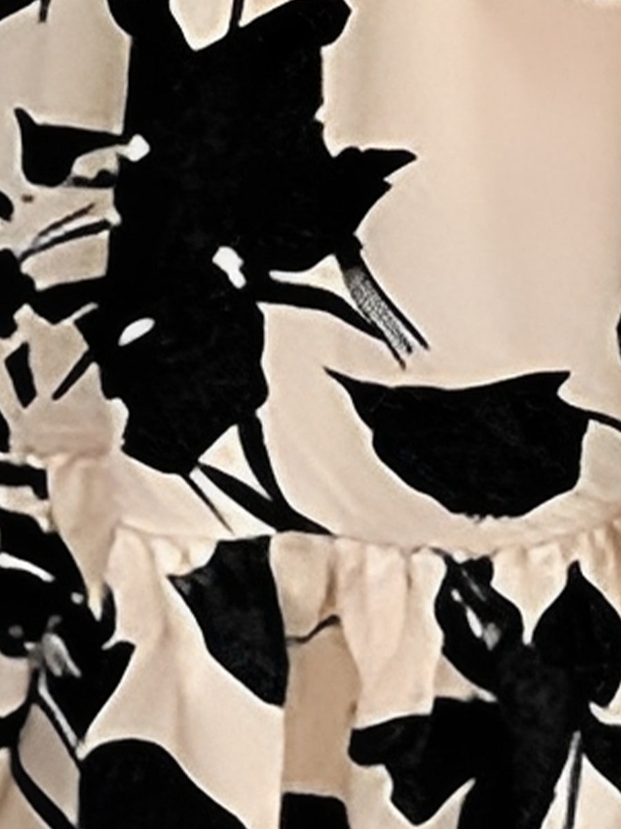 Summer Print Leopard Dress