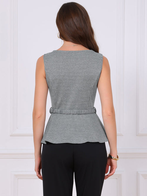 Boat Neck Slimming Blouse