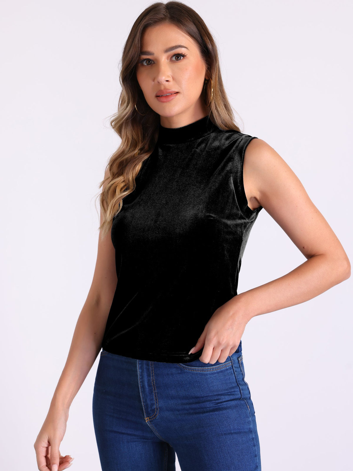 Stretch Casual Crew Tank