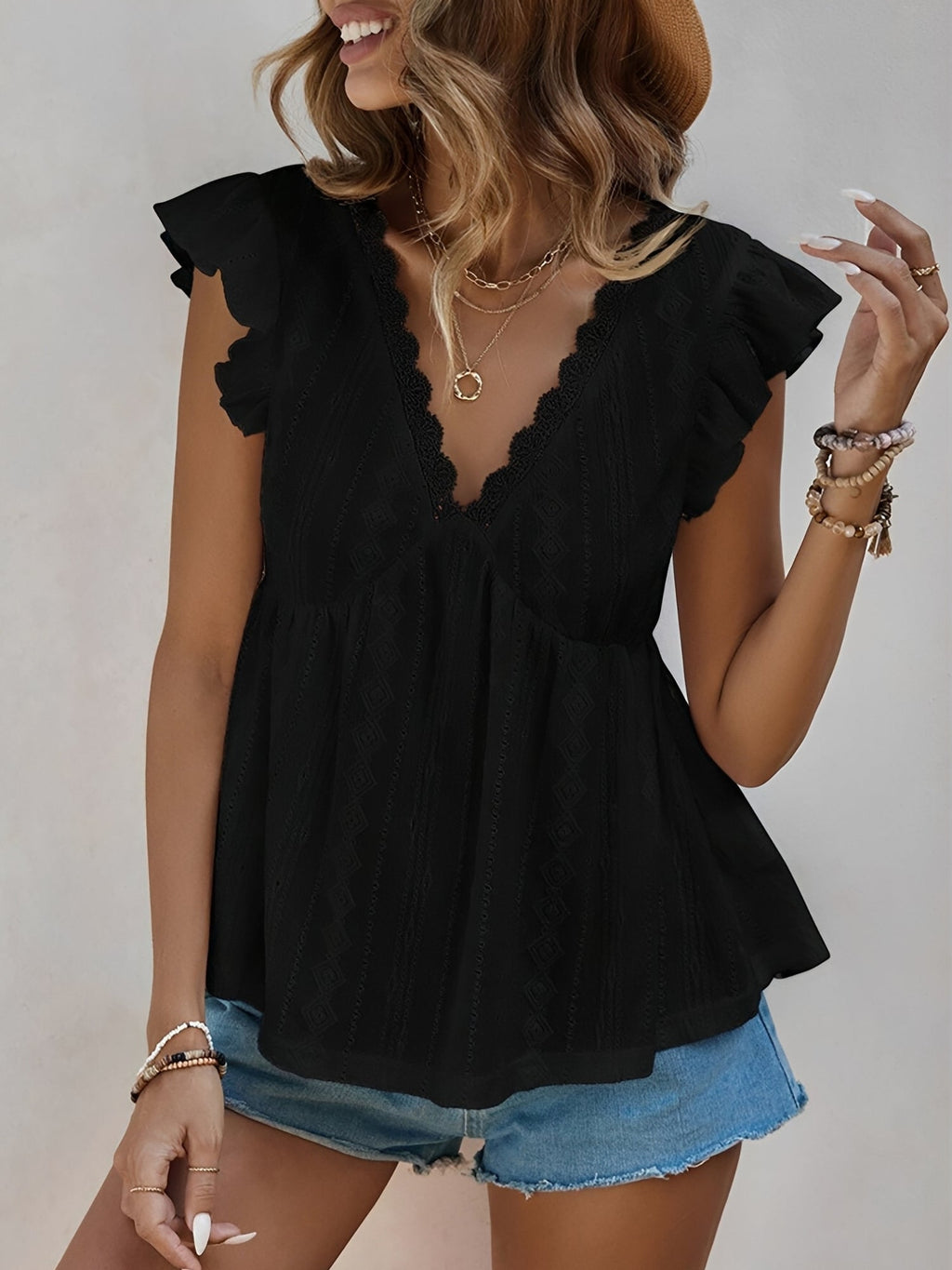 Lightweight Non-Stretch Top