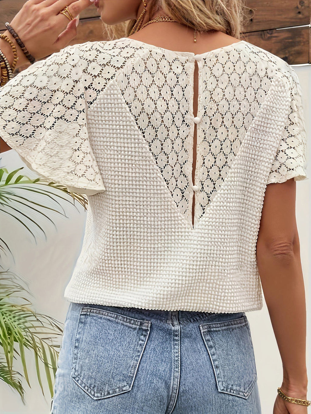 Stretch Solid Short Top