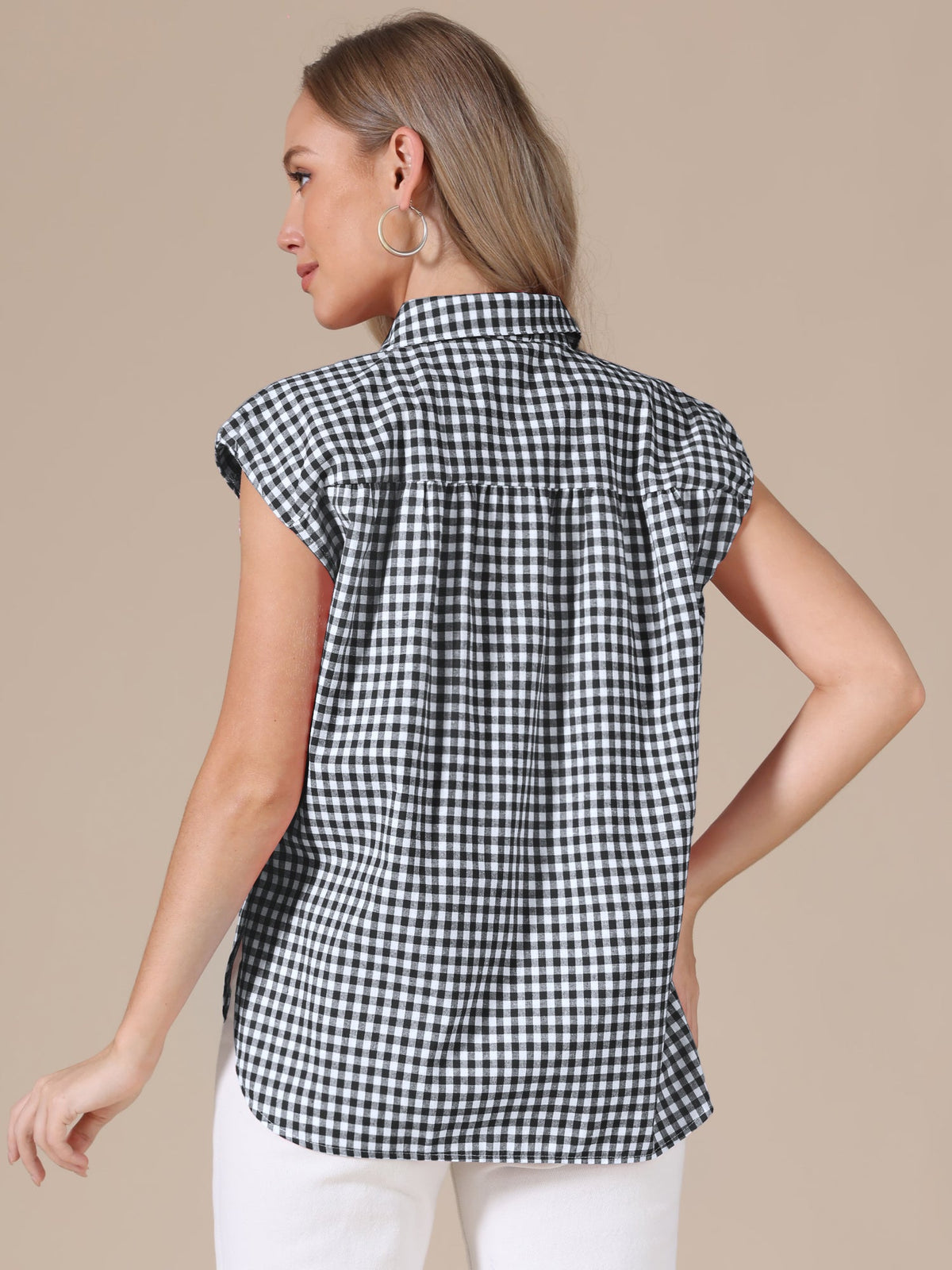 Vintage Plaid Feminine Shirt