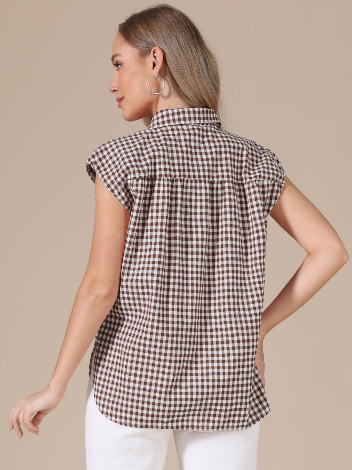 Vintage Plaid Feminine Shirt
