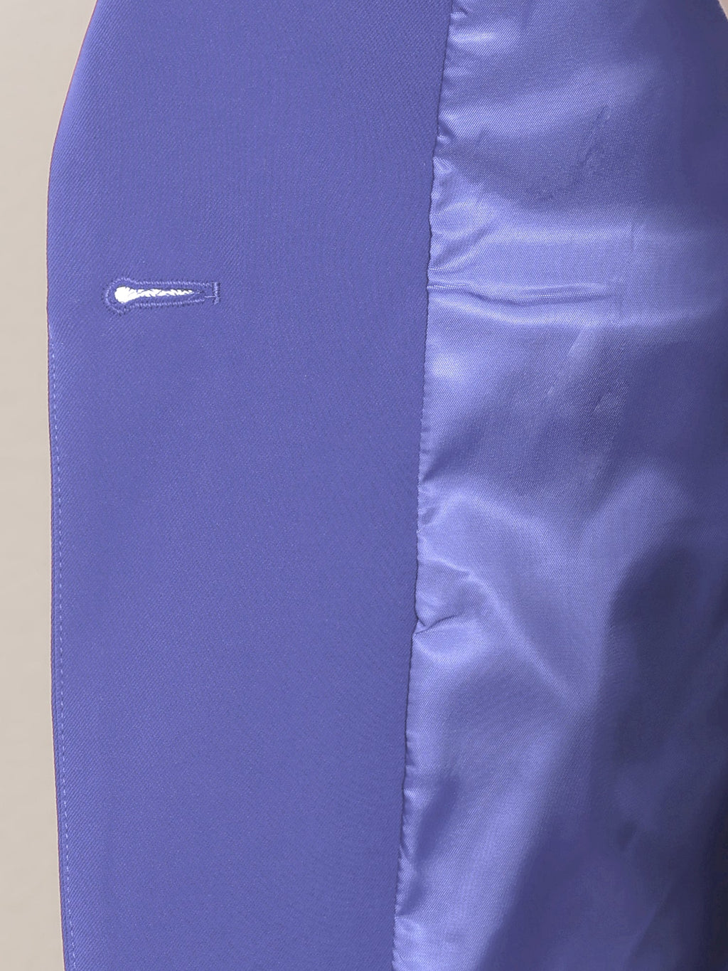 High-Stretch Solid Workwear Blazer